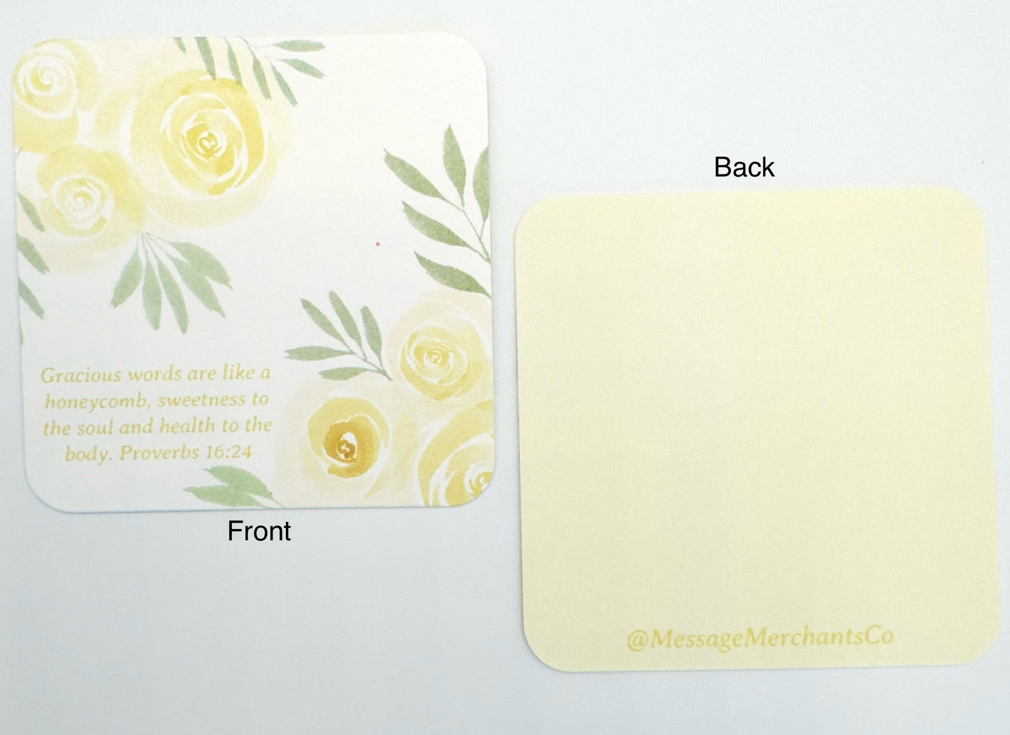 Message Card: Gracious words are like a honeycomb