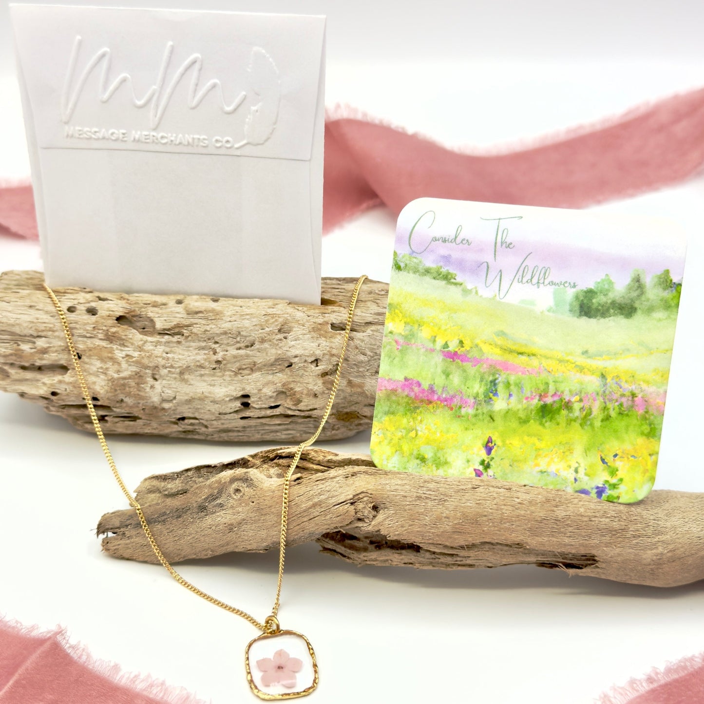 Message Card: Consider The Wildflowers