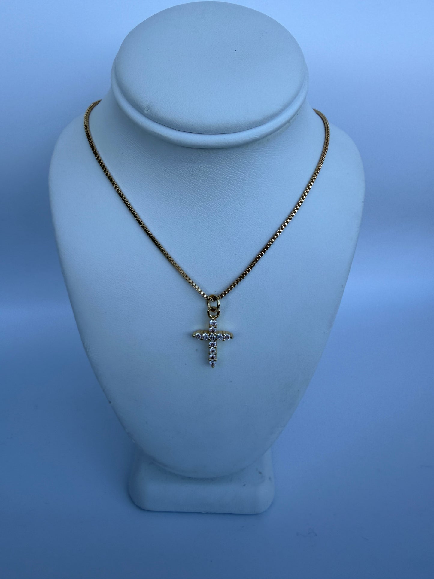 CZ Cross Necklace
