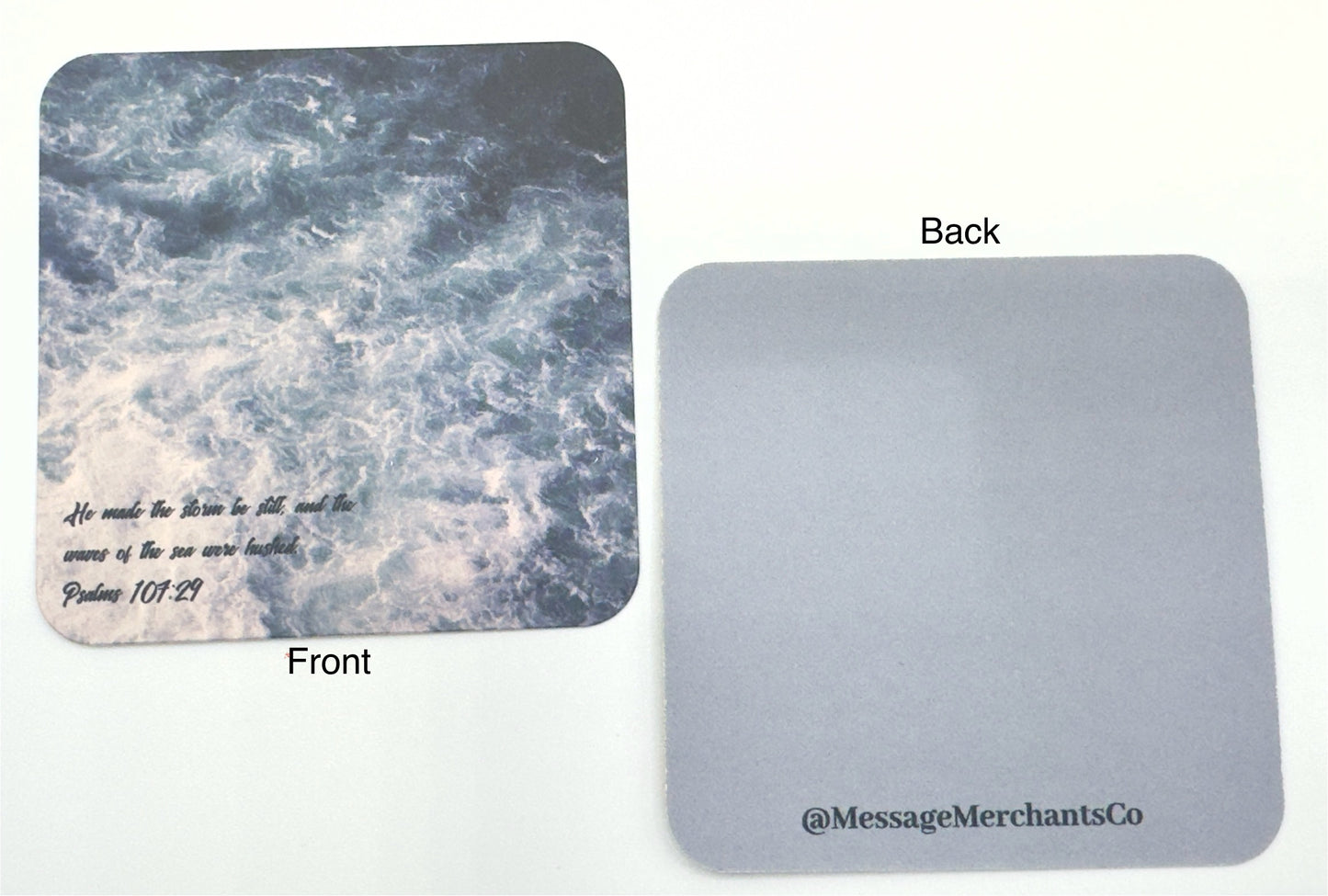 Message Card: He made the storm be still