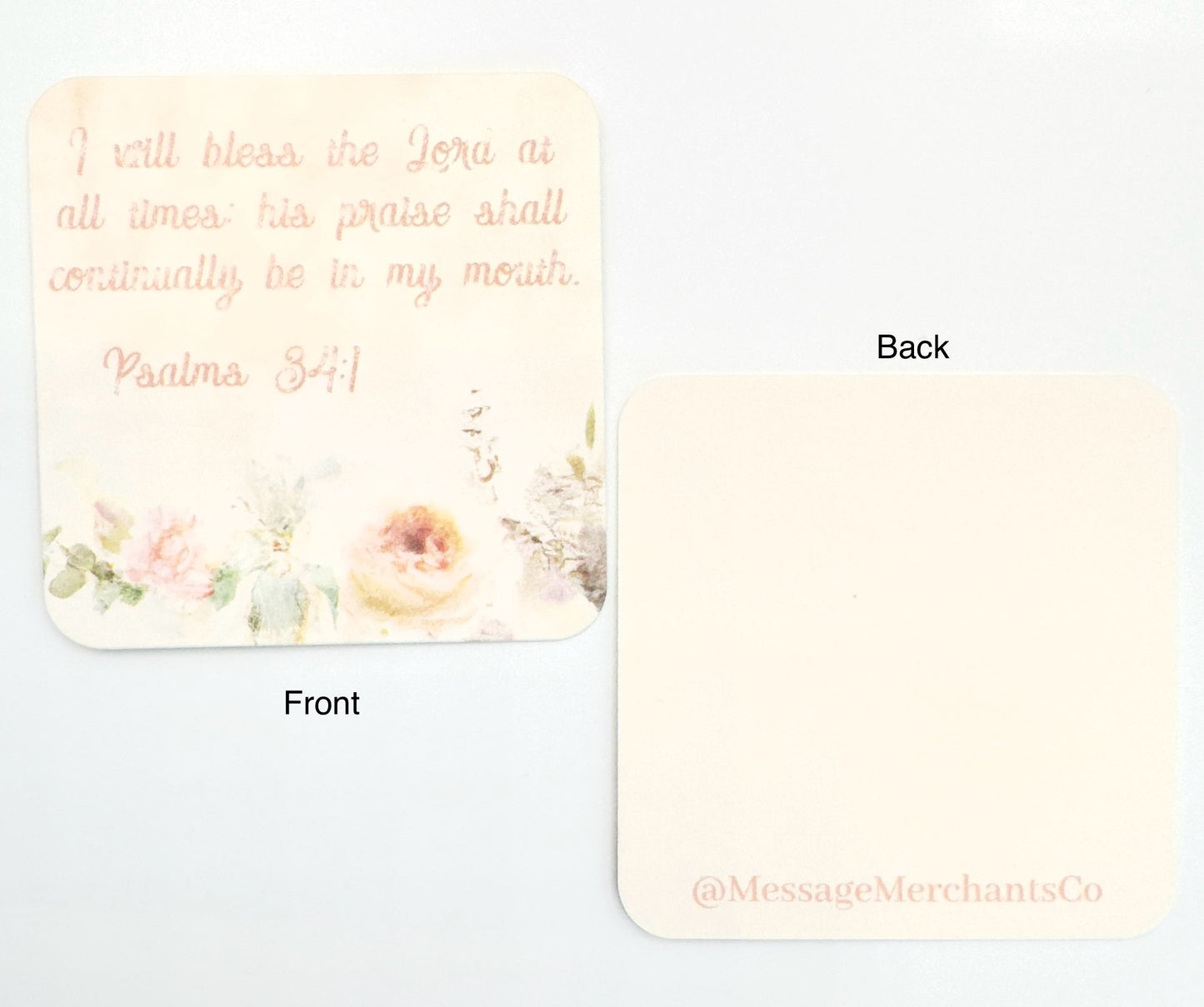 Message Card: I will bless the Lord at all times