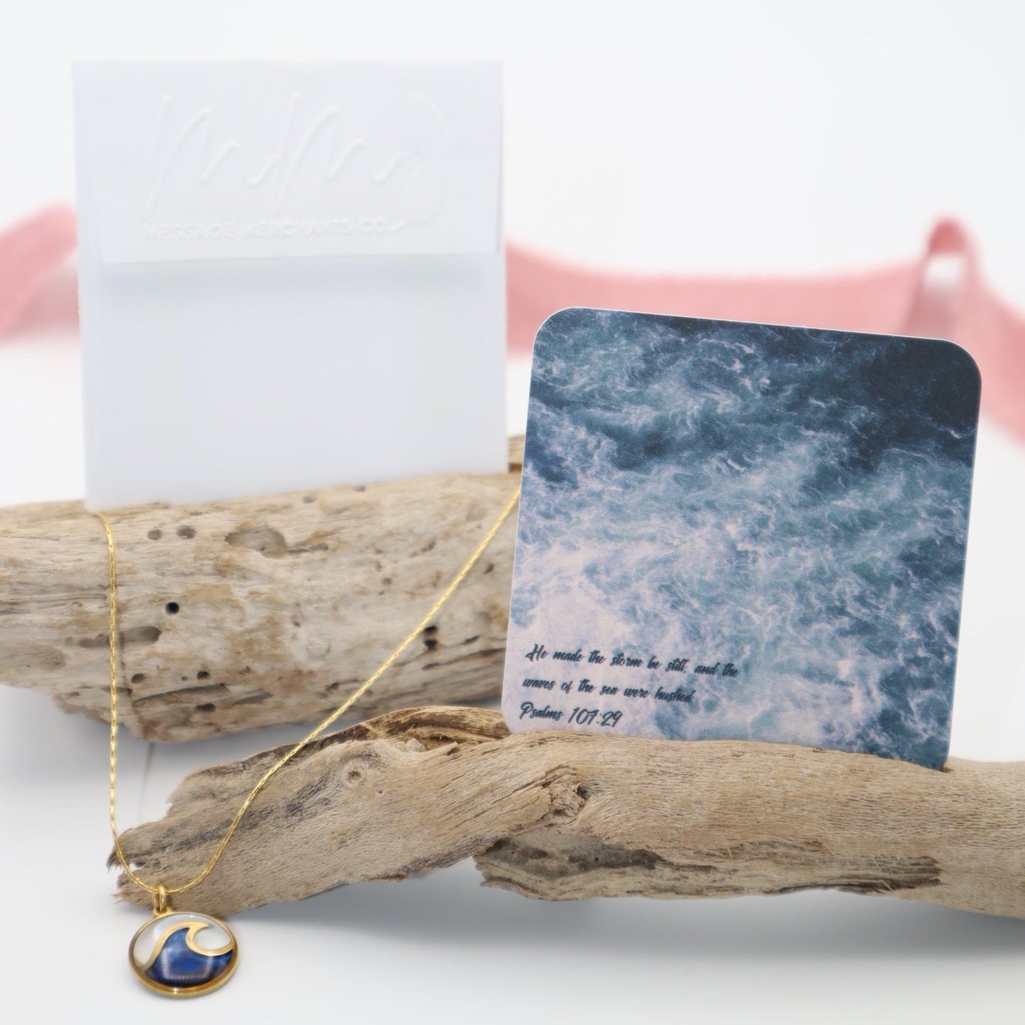 Message Card: He made the storm be still