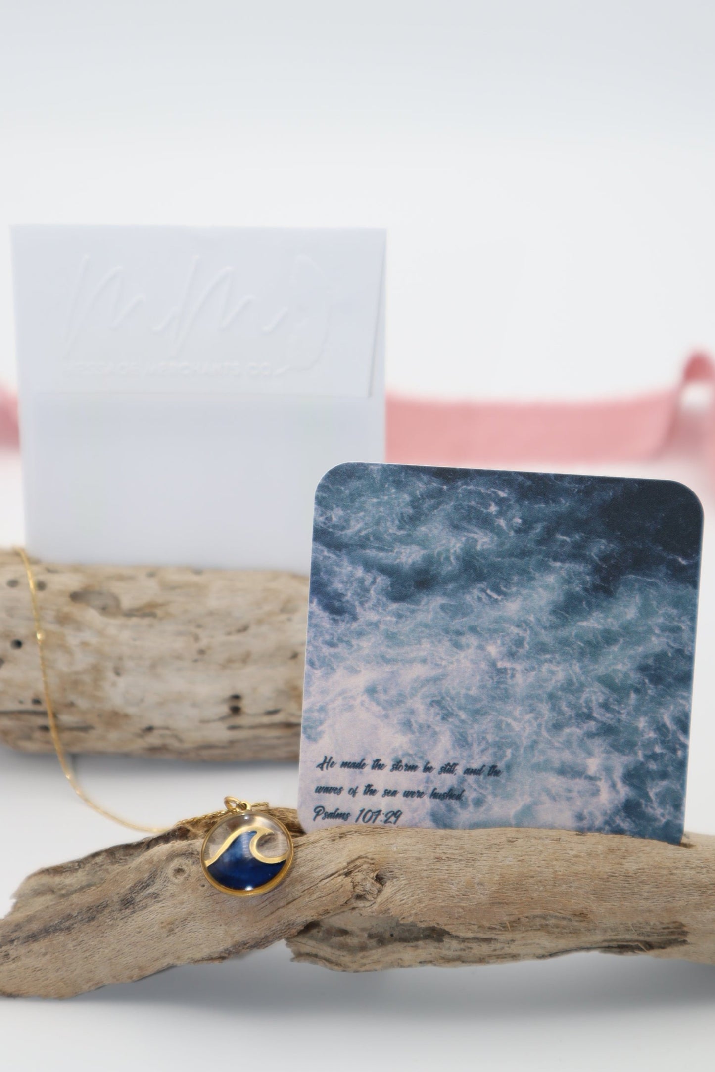Message Card: He made the storm be still